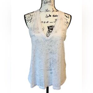 Project Social T White Sleeveless Tee | Size M | New